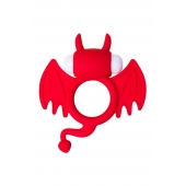 Красное эрекционное кольцо на пенис JOS COCKY DEVIL - JOS - в Перми купить с доставкой