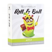 Стимулирующий презерватив-насадка Roll   Ball Apple - Sitabella - купить с доставкой в Перми