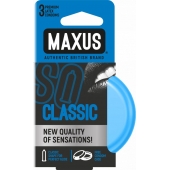 Классические презервативы в железном кейсе MAXUS Classic - 3 шт. - Maxus - купить с доставкой в Перми