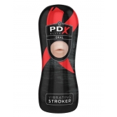 Мастурбатор-ротик Vibrating Oral Stroker - Pipedream - в Перми купить с доставкой