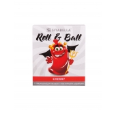 Стимулирующий презерватив-насадка Roll   Ball Cherry - Sitabella - купить с доставкой в Перми