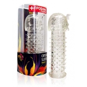 Закрытая прозрачная насадка на пенис Crystal Sleeve Faraon - 13,5 см. - Erowoman-Eroman - в Перми купить с доставкой