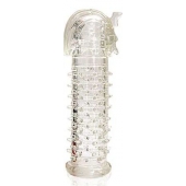 Закрытая прозрачная насадка на пенис Crystal Sleeve Faraon - 13,5 см. - Erowoman-Eroman - в Перми купить с доставкой
