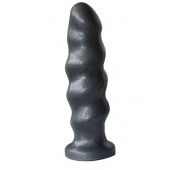 Черная насадка на трусики харнесс Platinum - 16 см. - LOVETOY (А-Полимер) - купить с доставкой в Перми