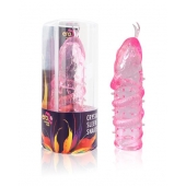 Закрытая рельефная насадка Crystal sleeve snakes в виде змеи с усиками - 14 см. - Erowoman-Eroman - в Перми купить с доставкой