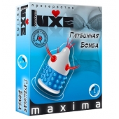 Презерватив LUXE Maxima  Глубинная бомба  - 1 шт. - Luxe - купить с доставкой в Перми