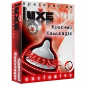 Презерватив LUXE  Exclusive   Красный Камикадзе  - 1 шт. - Luxe - купить с доставкой в Перми