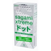 Презервативы Sagami Xtreme Type-E с точками - 10 шт. - Sagami - купить с доставкой в Перми