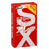Утолщенные презервативы Sagami Xtreme Feel Long с точками - 10 шт. - Sagami - купить с доставкой в Перми