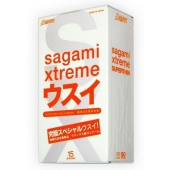 Ультратонкие презервативы Sagami Xtreme SUPERTHIN - 15 шт. - Sagami - купить с доставкой в Перми