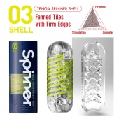 Мастурбатор SPINNER Shell - Tenga - в Перми купить с доставкой
