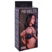 Черный поводок и чокер с кольцом Rada - Rebelts - купить с доставкой в Перми