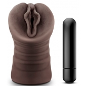 Коричневый мастурбатор-вагина Alexis - Blush Novelties - в Перми купить с доставкой