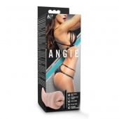 Телесный мастурбатор-ротик Angie - Blush Novelties - в Перми купить с доставкой