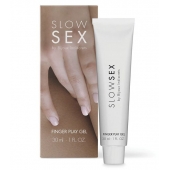 Гель для мастурбации с ароматом кокоса Slow Sex Finger Play Gel - 30 мл. - Bijoux Indiscrets - купить с доставкой в Перми