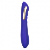 Фиолетовый вибратор с электростимуляцией Intimate E-Stimulator Petite Wand - 18,5 см. - California Exotic Novelties - купить с доставкой в Перми