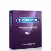 Презервативы Torex  Ультратонкие  - 3 шт. - Torex - купить с доставкой в Перми