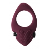 Бордовое эрекционное виброкольцо Pure Passion Sunset - Lola Games - в Перми купить с доставкой