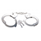 Металлические наручники Beginner s Metal Cuffs - Pipedream - купить с доставкой в Перми