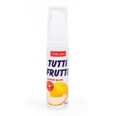 Гель-смазка Tutti-frutti со вкусом сочной дыни - 30 гр. - Биоритм - купить с доставкой в Перми