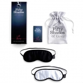 Набор из двух масок на глаза Soft Blindfold Twin Pack - Fifty Shades of Grey - купить с доставкой в Перми