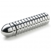 Рельефный фаллос для интенсивного электросекса Groovey George - 20 см. - MyStim - купить с доставкой в Перми