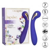 Фиолетовый вибромассажер с электростимуляцией Intimate Estim Petite G Wand - 19 см. - California Exotic Novelties - купить с доставкой в Перми