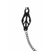 Зажимы на соски Darkside с цепочкой - Lola Games - купить с доставкой в Перми