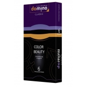 Разноцветные презервативы DOMINO Colour Beauty - 6 шт. - Domino - купить с доставкой в Перми