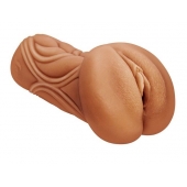 Кофейный мастурбатор-вагина Dumpling - Lola Games - в Перми купить с доставкой