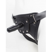 Черный пояс для насадок CLASS STRAP Restyling - LOVETOY (А-Полимер) - купить с доставкой в Перми