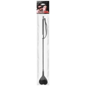 Черный стек с наконечником-сердечком - 54 см. - Notabu - купить с доставкой в Перми