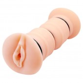 Телесный вибромастурбатор-вагина Michelle - Baile - в Перми купить с доставкой
