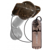Дымчатый вибростимулятор головки пениса Dual Vibrating Head Teaser - Pipedream - в Перми купить с доставкой