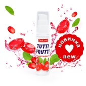 Гель-смазка Tutti-frutti со вкусом барбариса - 30 гр. - Биоритм - купить с доставкой в Перми