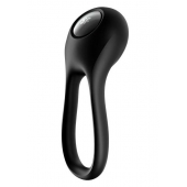 Черное эрекционное виброкольцо Majestic Duo - Satisfyer - в Перми купить с доставкой