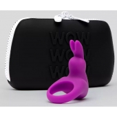 Фиолетовое эрекционное виброкольцо Happy Rabbit Cock Ring Kit - Happy Rabbit - в Перми купить с доставкой
