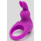Фиолетовое эрекционное виброкольцо Happy Rabbit Cock Ring Kit - Happy Rabbit - в Перми купить с доставкой