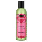Массажное масло Naturals Strawberry Dreams с ароматом клубники - 59 мл. - Kama Sutra - купить с доставкой в Перми