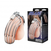 Металлическая клетка Prisoner Cock Сage с замком - BlueLine - купить с доставкой в Перми