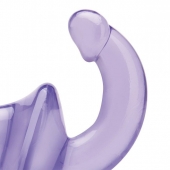 Фиолетовый безремневой страпон Strapless Strap-On - Lux Fetish - купить с доставкой в Перми