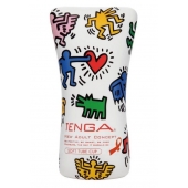 Мастурбатор-туба Keith Haring Soft Tube CUP - Tenga - в Перми купить с доставкой