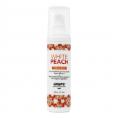 Разогревающее массажное масло Gourmet White Peach Organic с органическими ингредиентами - 50 мл. - Exsens - купить с доставкой в Перми