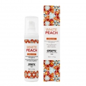 Разогревающее массажное масло Gourmet White Peach Organic с органическими ингредиентами - 50 мл. - Exsens - купить с доставкой в Перми