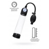 Прозрачная механическая помпа Roald с манометром - Sexus - в Перми купить с доставкой