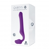 Лиловый безремневой страпон Queens M - Adrien Lastic - купить с доставкой в Перми