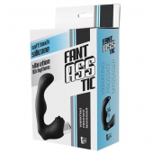 Черный вибромассажер простаты FantASStic Vibrating Prostate Massager - 11,3 см. - Dream Toys - в Перми купить с доставкой