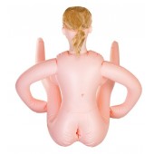 Надувная секс-кукла с реалистичной головой и поднятыми ножками - ToyFa - в Перми купить с доставкой