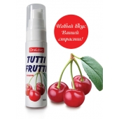Гель-смазка Tutti-frutti с вишнёвым вкусом - 30 гр. - Биоритм - купить с доставкой в Перми