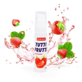 Гель-смазка Tutti-frutti с земляничным вкусом - 30 гр. - Биоритм - купить с доставкой в Перми